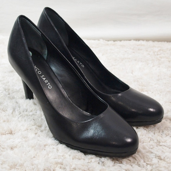 franco sarto black heels